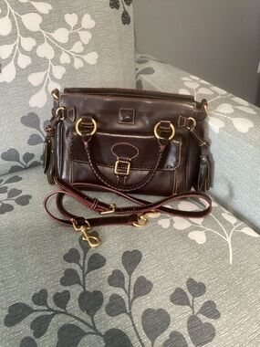 Dooney & Bourke Florentine Small Satchel Chocolate Brown